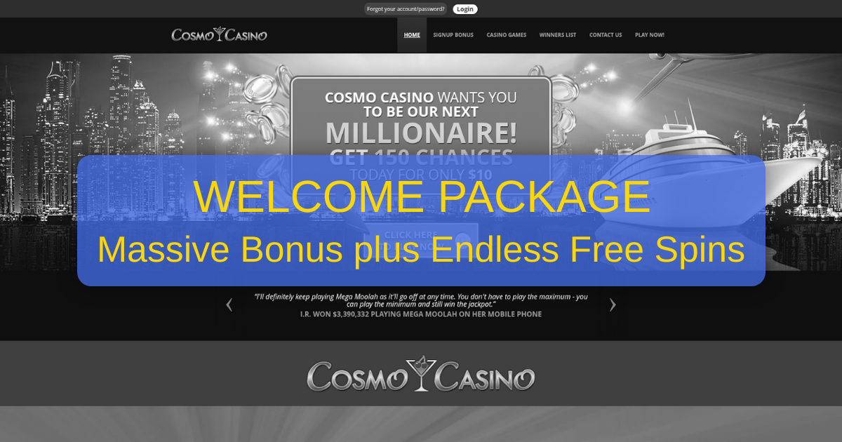 Cosmo Casino NZ - Fast Payout Pokies & Live Casino Bonuses